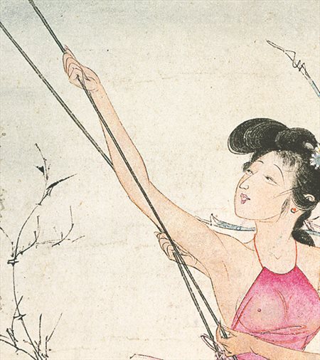 南通-胡也佛的仕女画和最知名的金瓶梅秘戏图